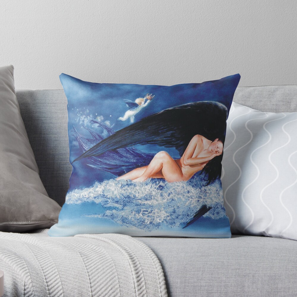 Night Always Fades Throw Pillow