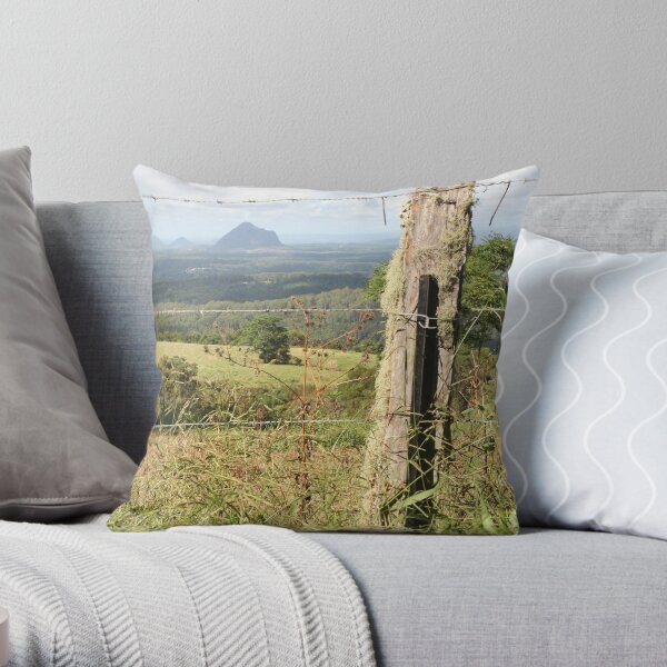 The Fence Throw Pillow