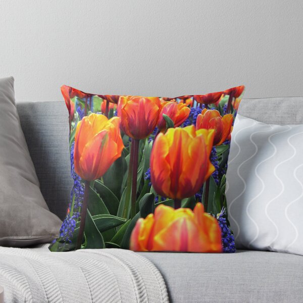 Item preview, Orange and Blue Tulips designed and sold by Rick Lawler.