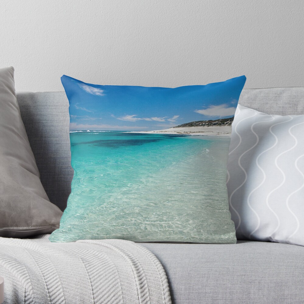Crystal Clear. Throw Pillow