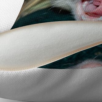 Alternate view of Love is a Ferret. Throw Pillow