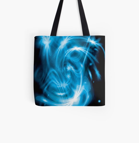 Blue Stars All Over Print Tote Bag