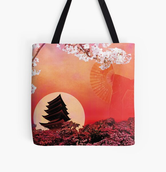 RISING SUN All Over Print Tote Bag
