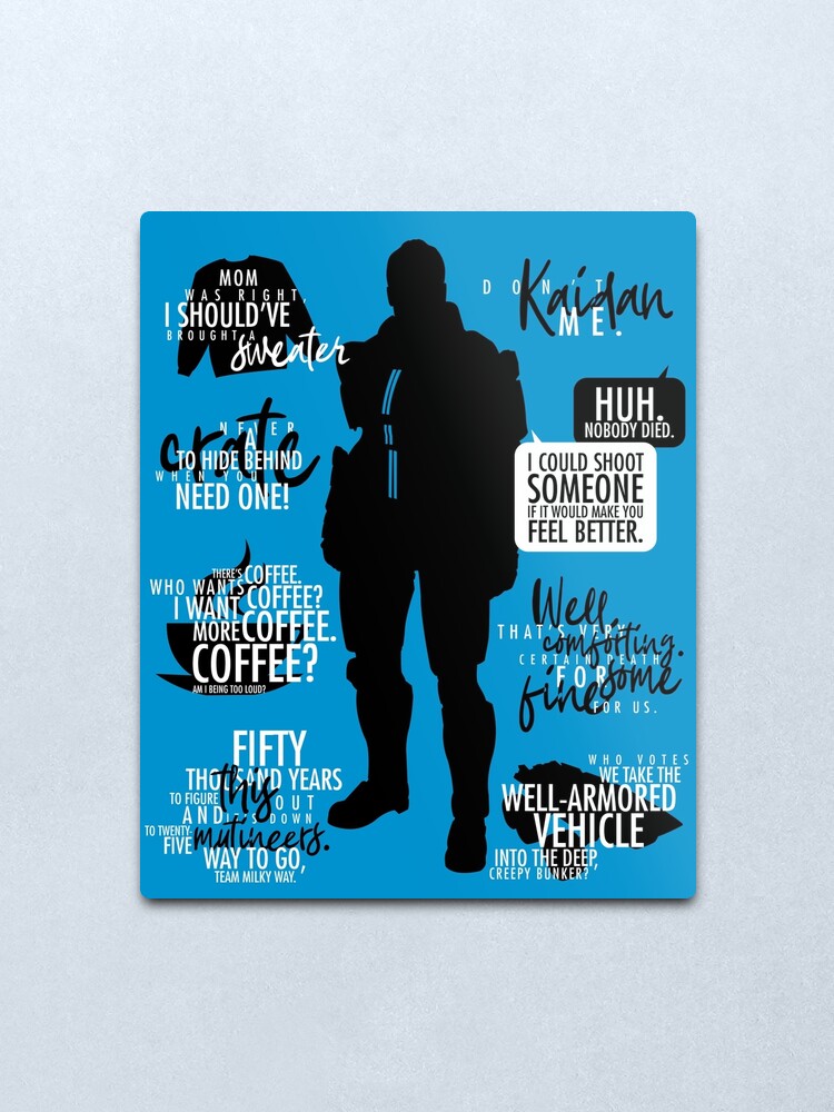 Alternate view of Mass Effect - Kaidan Alenko Metal Print