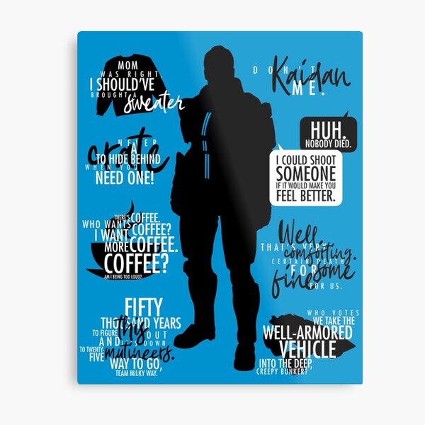 Mass Effect - Kaidan Alenko Metal Print