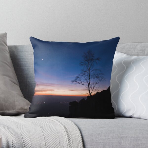 Life on the Edge II Throw Pillow