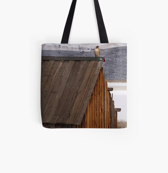 Rooftop Raptor All Over Print Tote Bag