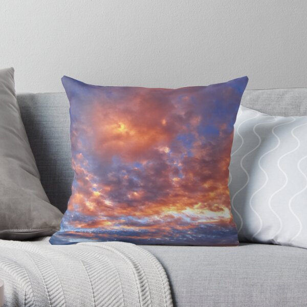 Peavine Blue Throw Pillow