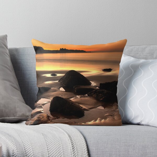 Seacliff Beach Throw Pillow
