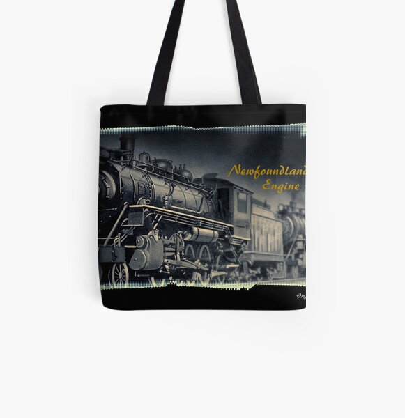 Newfoundland Railway Engine 1010 All Over Print Tote Bag