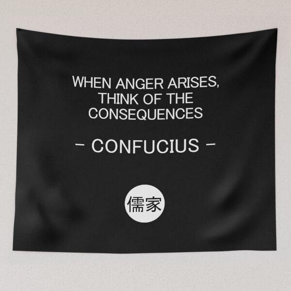 Item preview, Confucius Philosophy Anger Consequences designed and sold by GetItGiftIt.