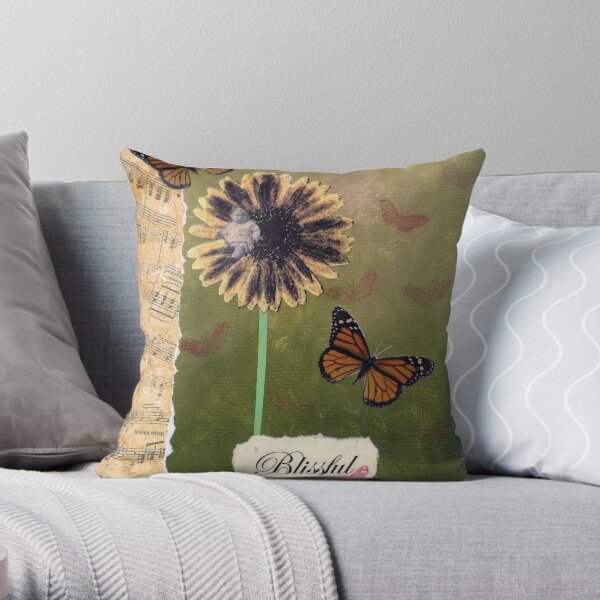 Blissful Throw Pillow