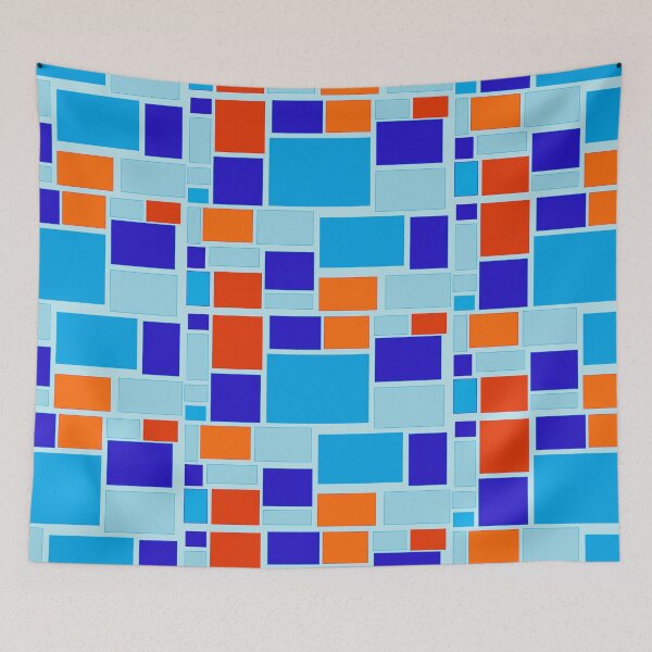 Item preview, Orange and blues designed and sold by Ovahill.