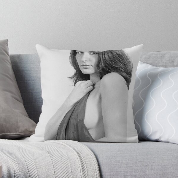 Straight down the lens... Throw Pillow