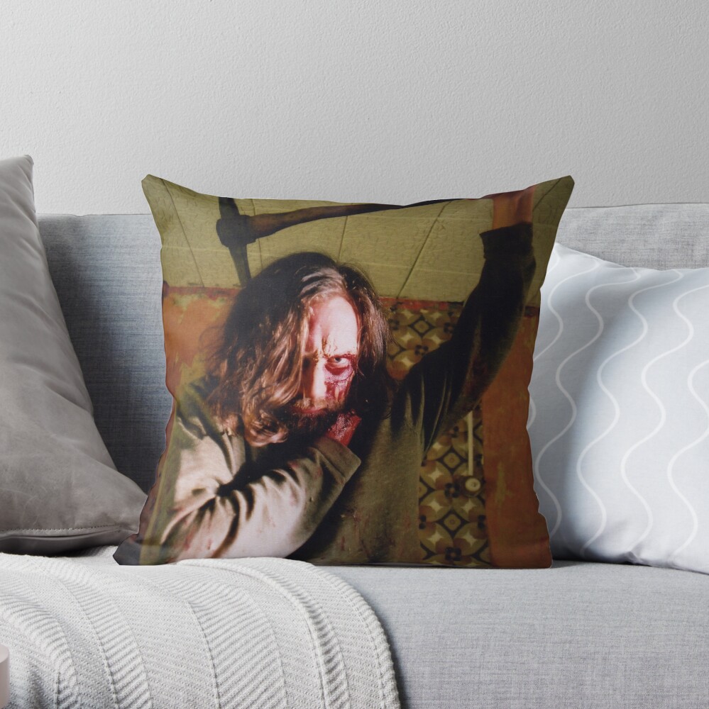 My Boyfriends gone Mental and has a Pickaxe Throw Pillow