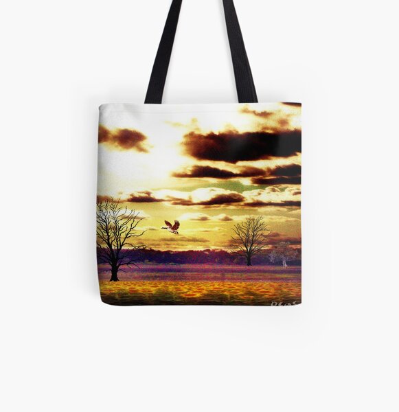 Volando Bajo All Over Print Tote Bag