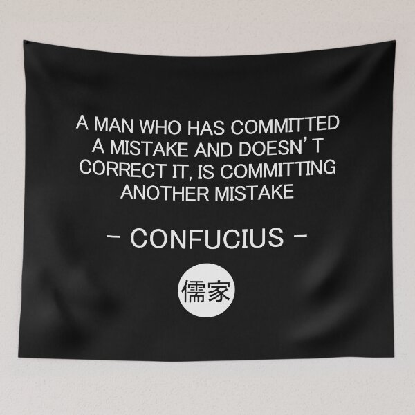 Item preview, Confucius Philosophy Quote Committing A Mistake designed and sold by GetItGiftIt.