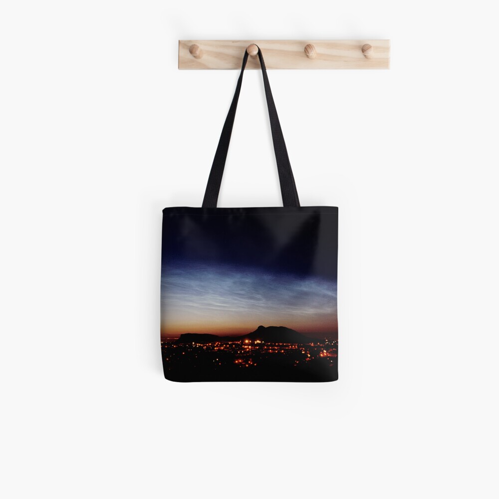 Noctilucent cloud over Arthur's Seat Tote Bag