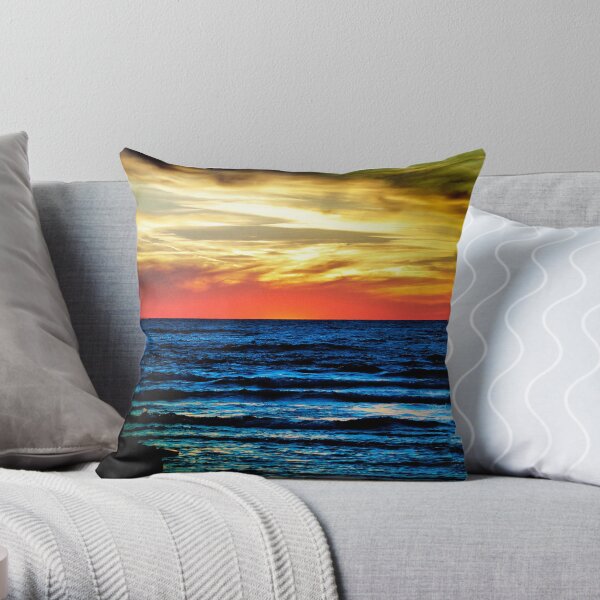 Fire and Water Throw Pillow