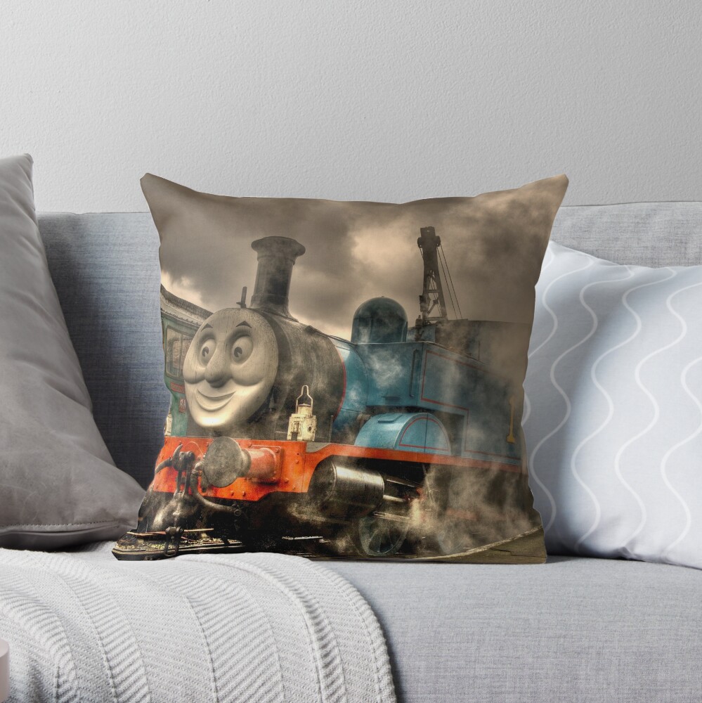 thomas the train throw pillow