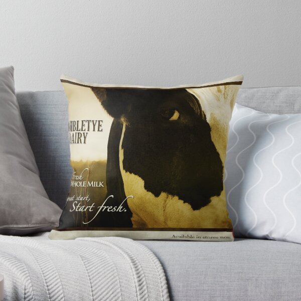 Brambletye Dairy Throw Pillow