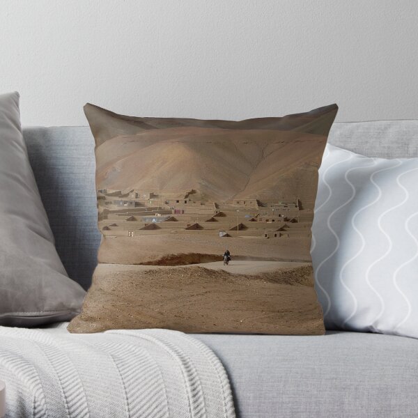 Village Afghanistan Throw Pillow