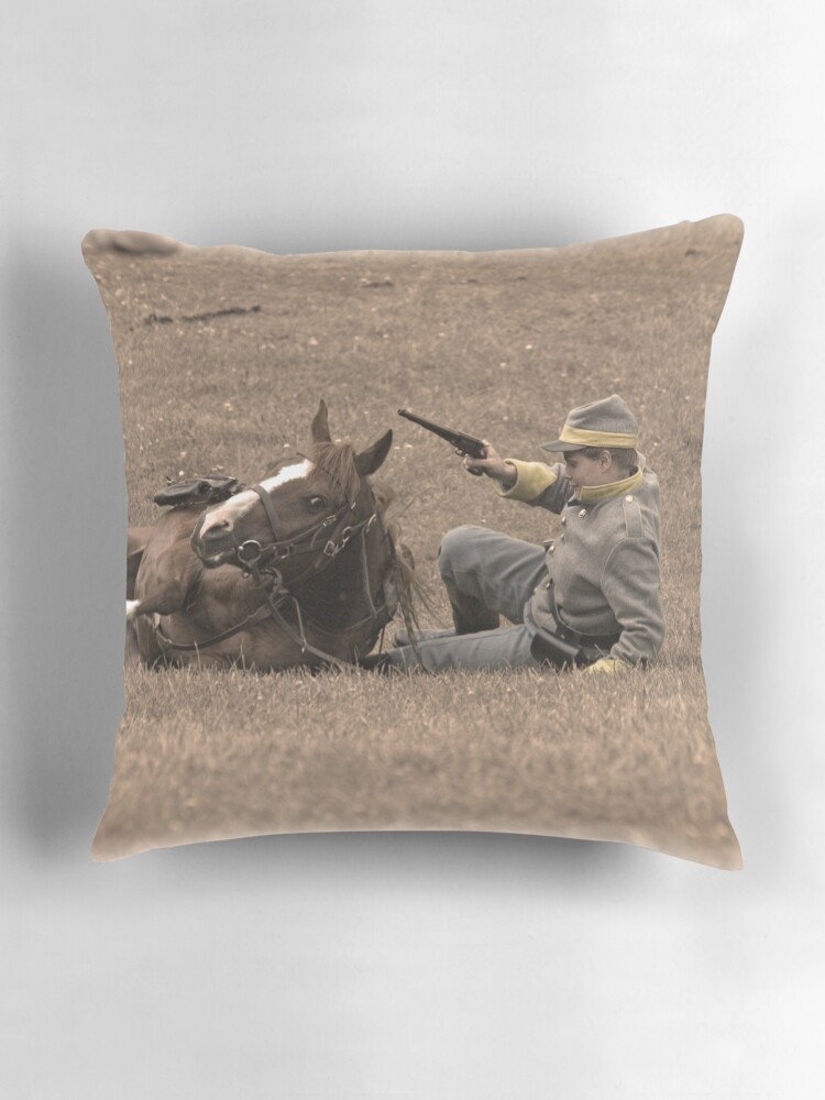 Thumbnail 3 of 4, Pillow, Fallen Rider designed and sold by Buzzimage.