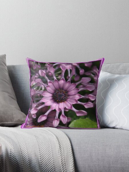 Only Because..It's Purple Spring Throw Pillow