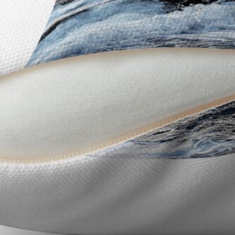 Alternate view of Foaming Shore Throw Pillow