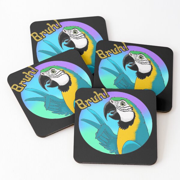 Item preview, Bruh! Blue and Gold Macaw designed and sold by Skye Elizabeth  Carroll.