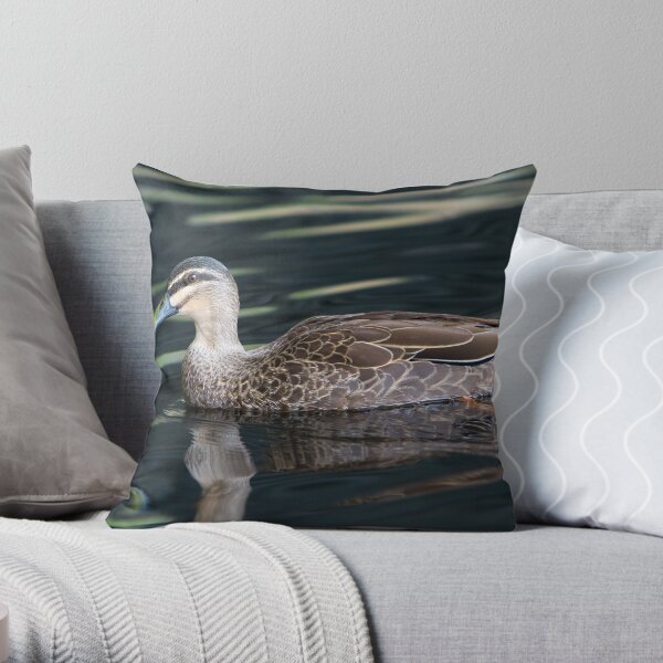 Duck shooting RedBubble Style. Throw Pillow