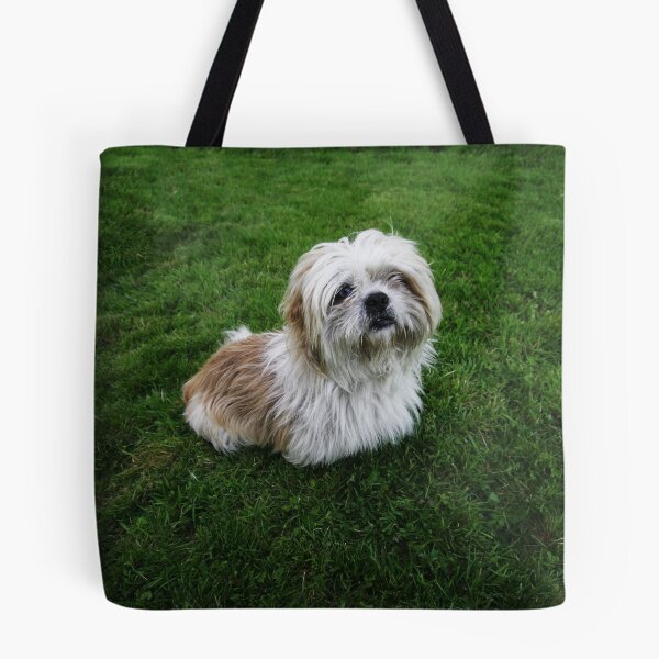 Item preview, Cute Shih Tzu in the grass designed and sold by Donncha O Caoimh.
