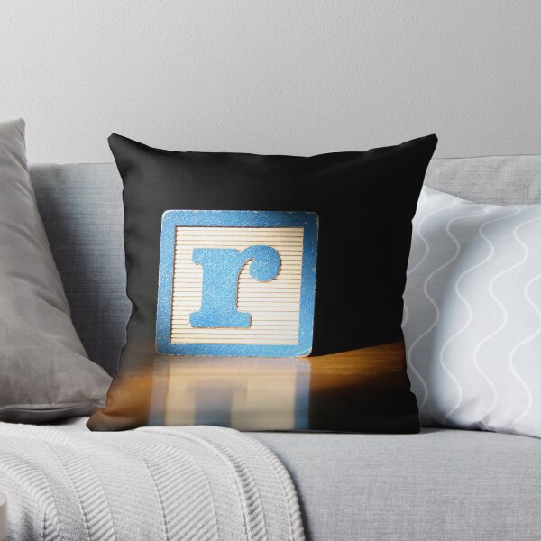 The Letter R Throw Pillow