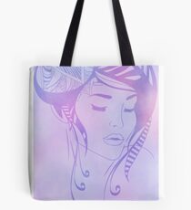 Zentangle girl Tote Bag