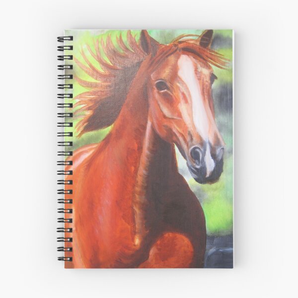 Item preview, oil painting of a Chestnut Horse designed and sold by JamezPotter.