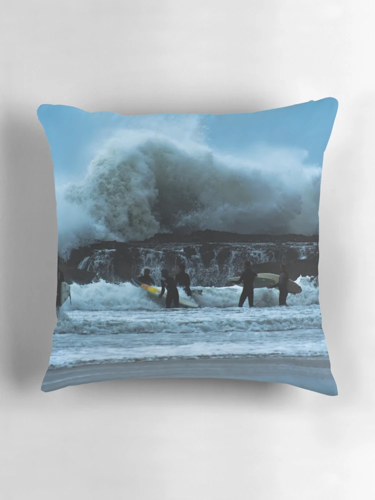 Thumbnail 3 of 4, Pillow, Snapper Rocks designed and sold by Derek Byrne.