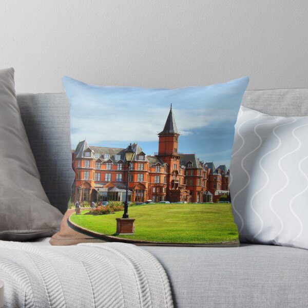 Slieve Donard Hotel Ireland Throw Pillow