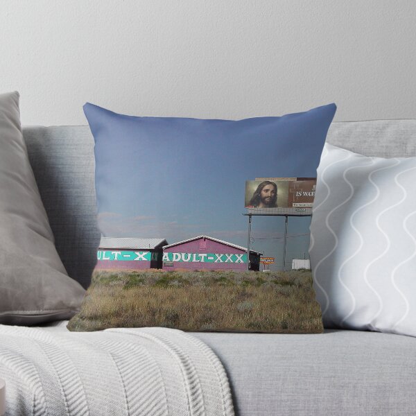 He Knows When You've Been Bad or Good.... Throw Pillow