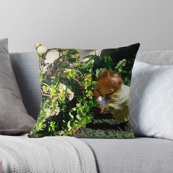 Jaded Whispers Throw Pillow
