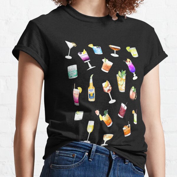 Alcohol Beer Cocktails lover Classic T-Shirt