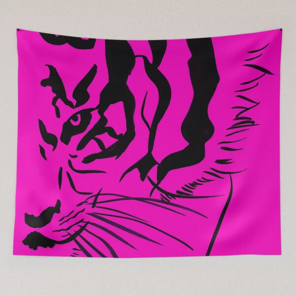 Item preview, Eye of the Tiger - Pink & Black designed and sold by Niina  Niskanen.