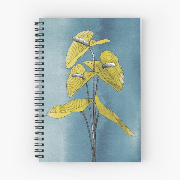 Item preview, Flamingo Flower watercolour Yellow designed and sold by WeeBirdDesign.