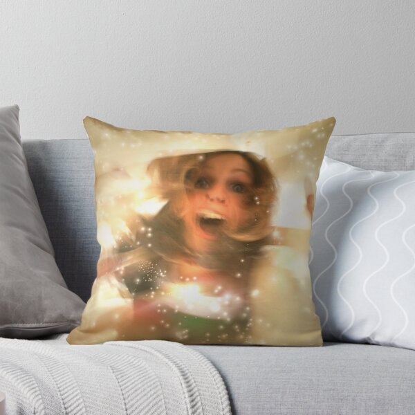 falling into happiness Throw Pillow