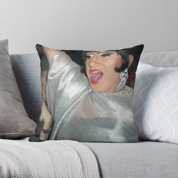 Drag Queen Upclose Throw Pillow