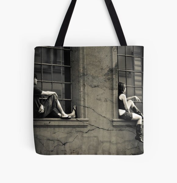 Teenage Angst All Over Print Tote Bag