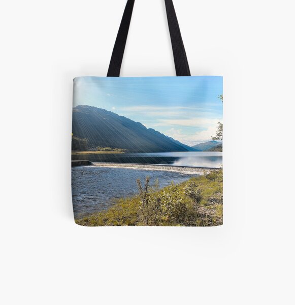 Overflow in Locheck All Over Print Tote Bag