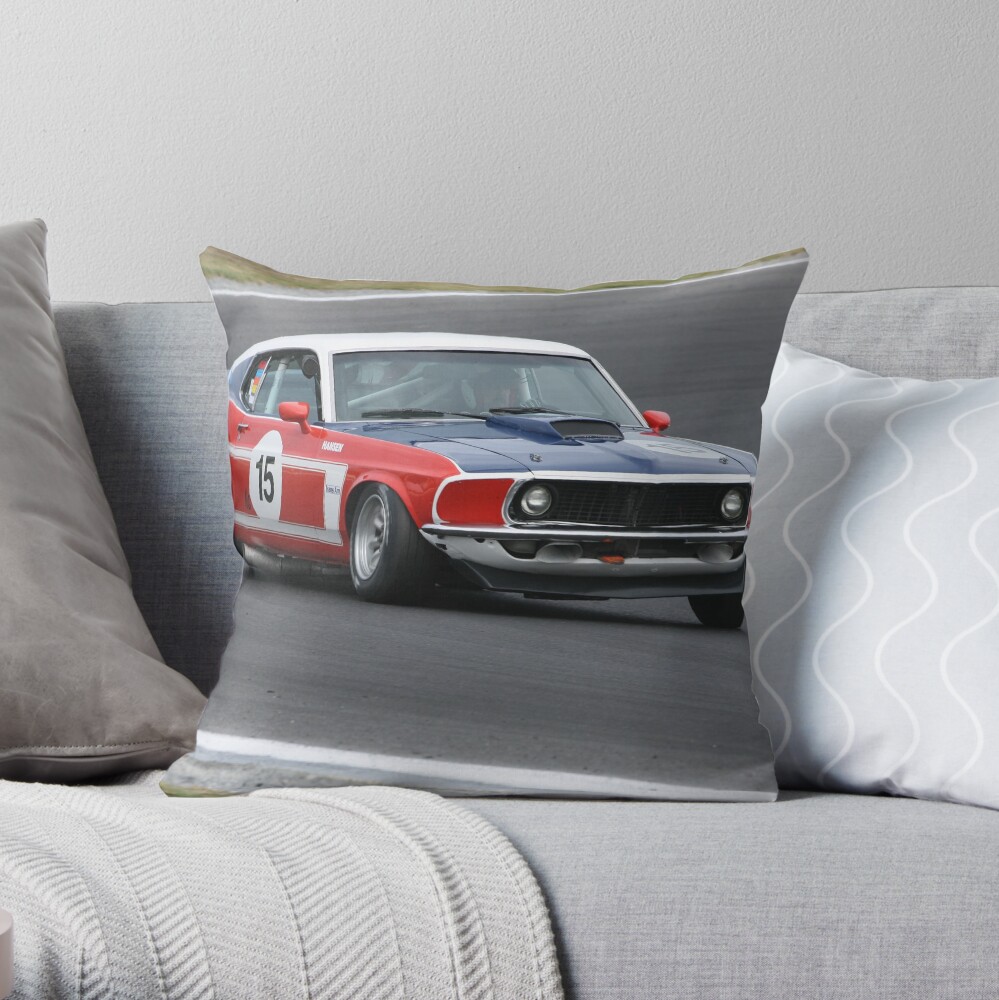Power slide Throw Pillow