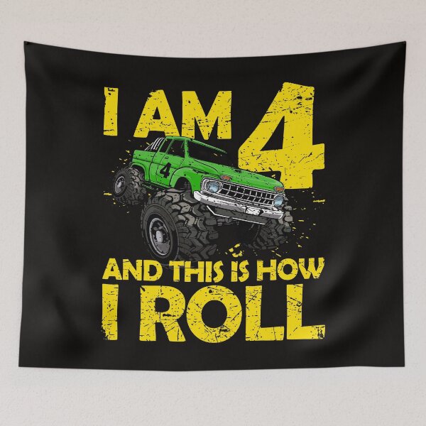 Item preview, 4th birthday gift 4 years racing car distressed designed and sold by Damn Fine Arts.