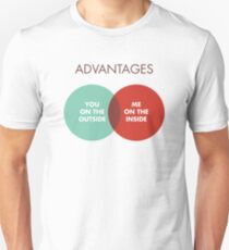 Advantages to both Unisex T-Shirt