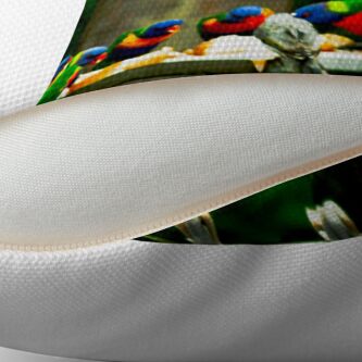 Alternate view of The Birds Throw Pillow